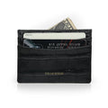 Custom crocodile card holder