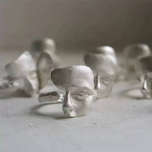 925 Sterling Silver Sanding Face
