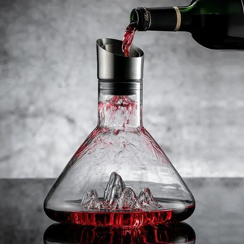 1500ML Iceberg Wine Decanter Handmade