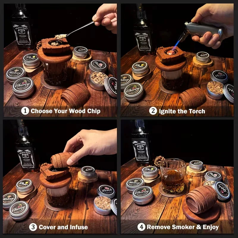 Whisky flavorued wood chips