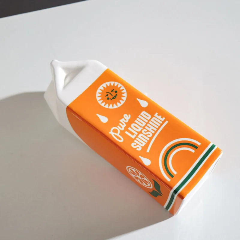 Orange Juice ceramic vase