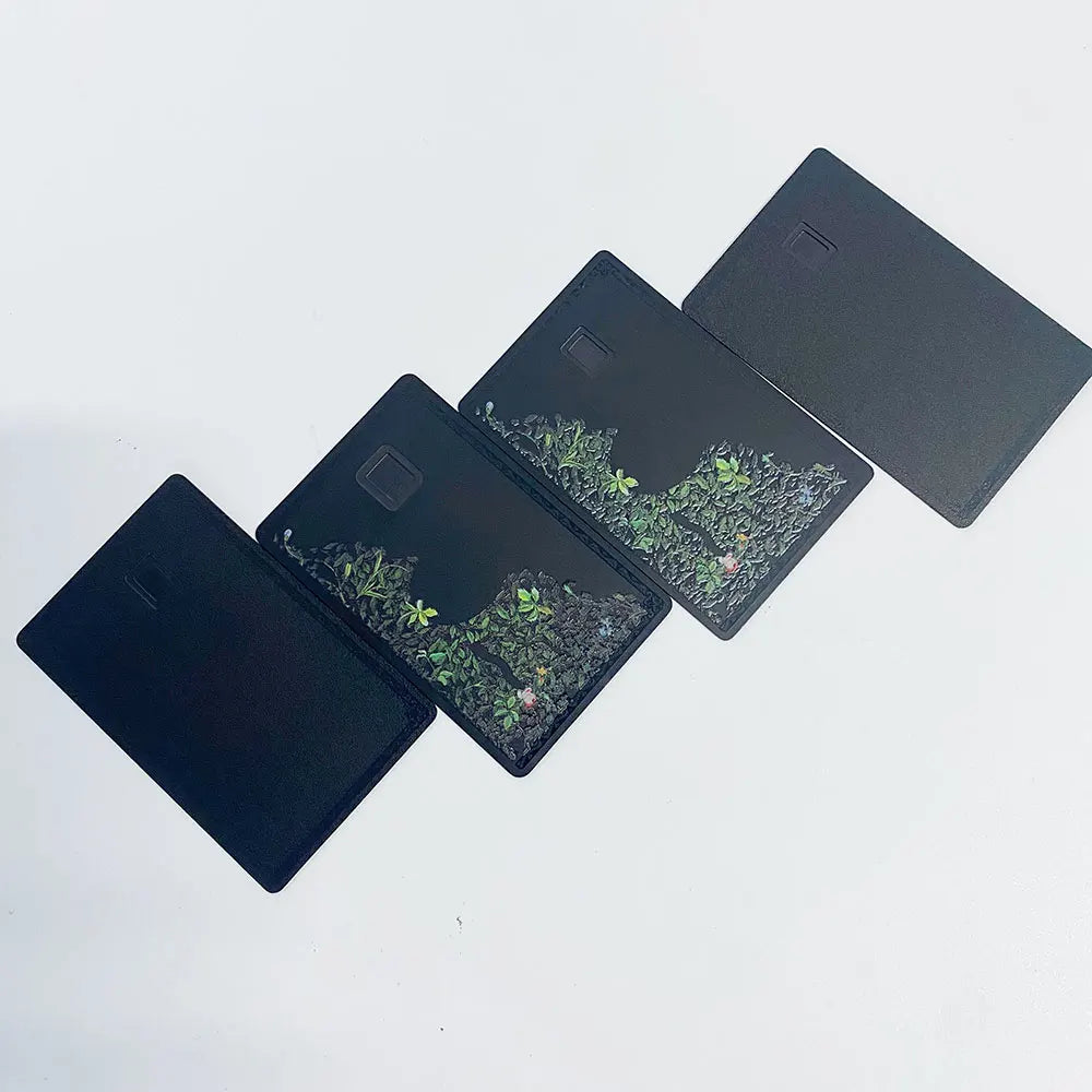 Custom engraved card.