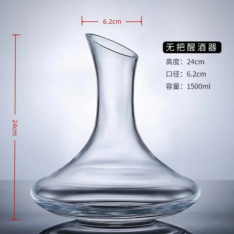 1500ML Iceberg Wine Decanter Handmade