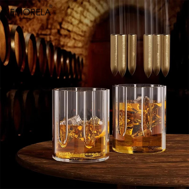 Revolver whisky decanter