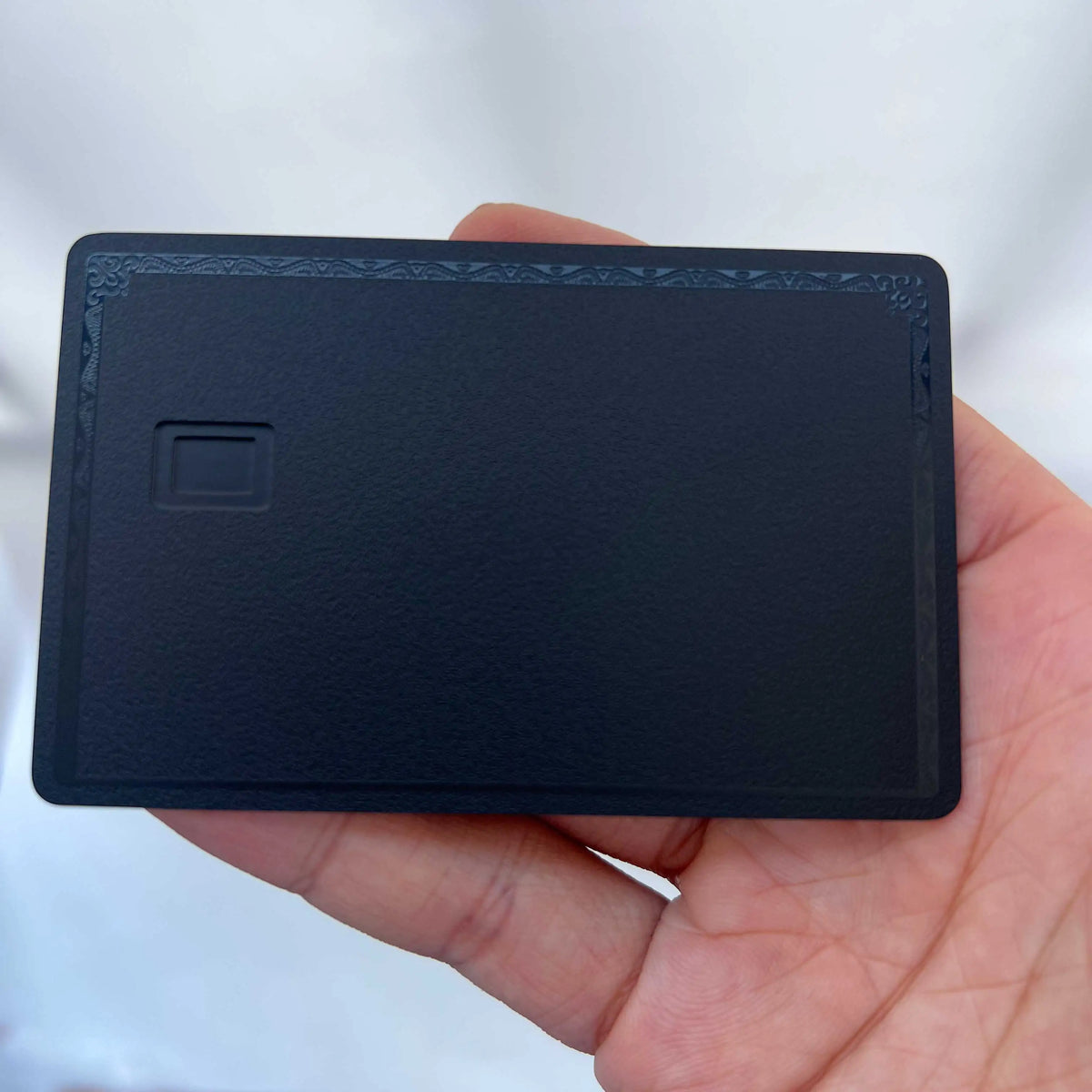Custom engraved card.