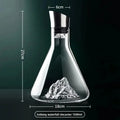 1500ML Iceberg Wine Decanter Handmade