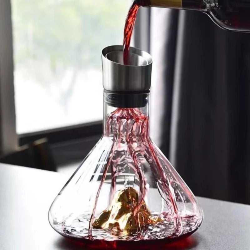 1500ML Iceberg Wine Decanter Handmade