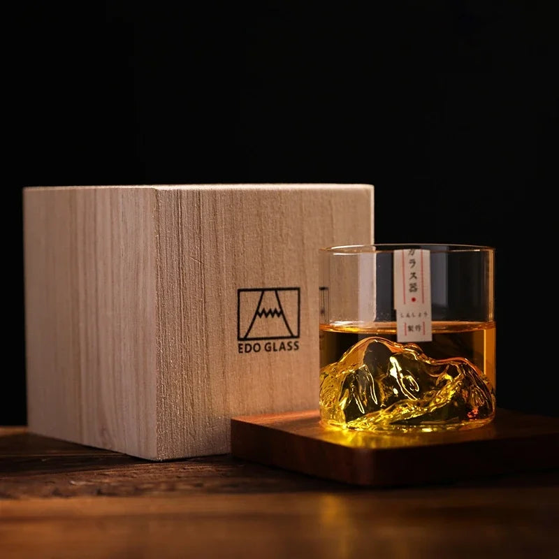 Premuim Japan mountain whisky glass